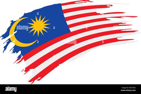 malaysia flag brush